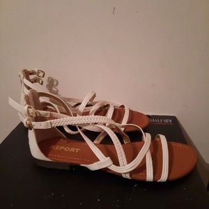 Womens white sandals